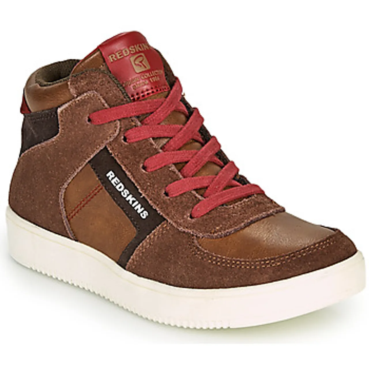 Redskins  LAVAL KID  boys's Children's Shoes (High-top Trainers) in Brown