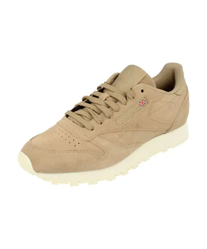 Reebok Classic Cl Leather Mcc Mens Sneakers Beige Trainers
