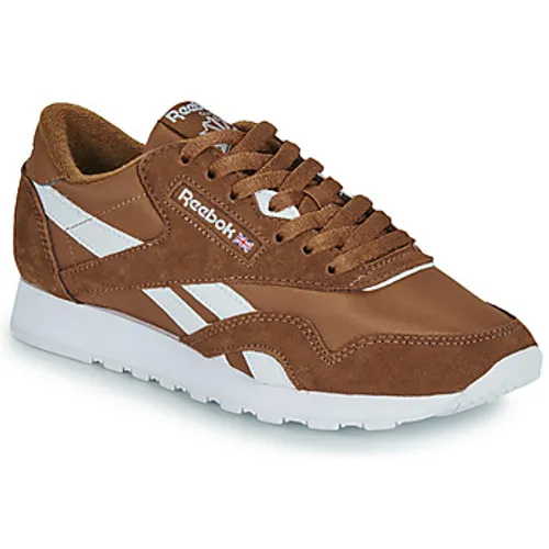 Reebok Classic  CLASSIC LEATHER NYLON  women's Shoes (Trainers) in Brown