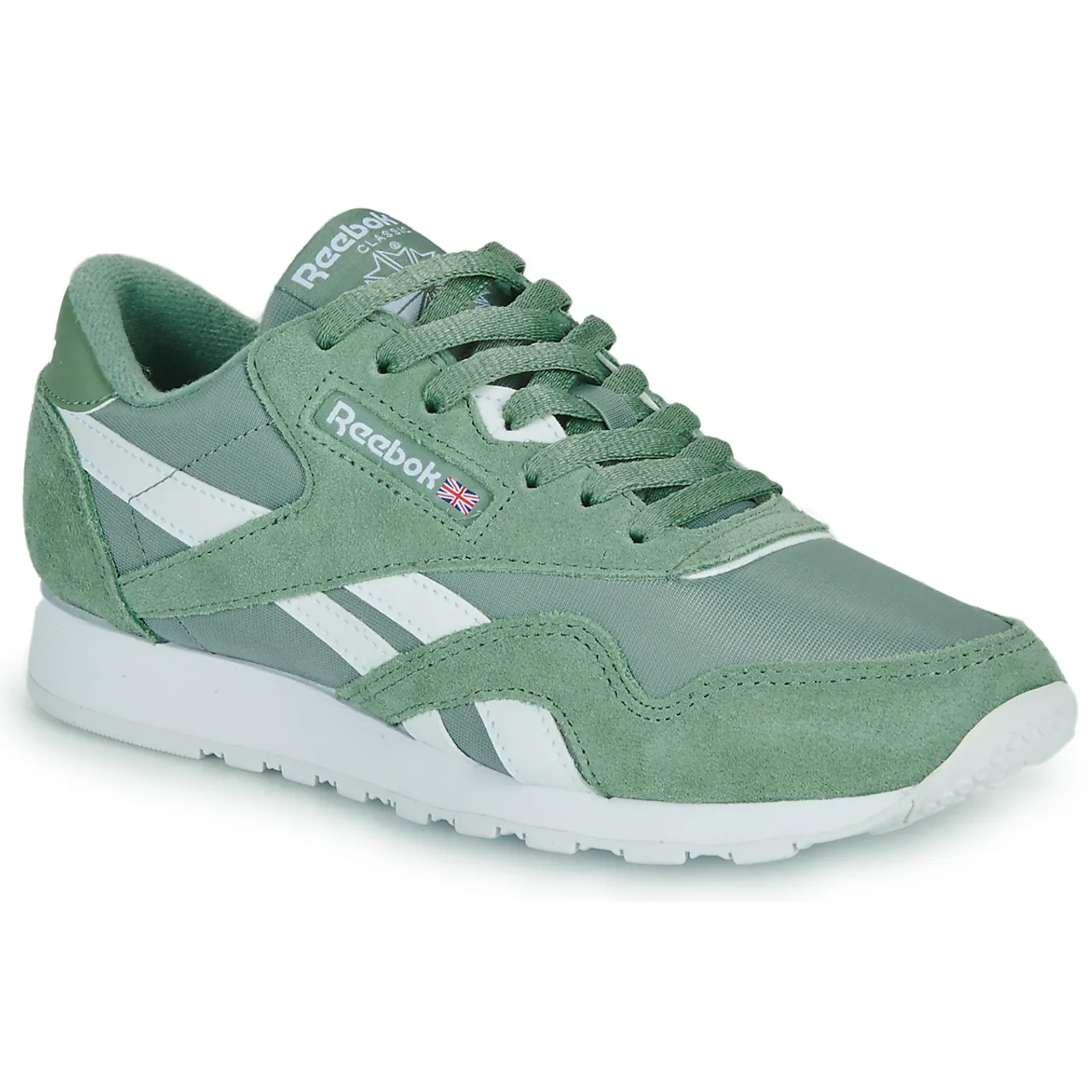 Reebok Classic  CLASSIC LEATHER NYLON  women's Shoes (Trainers) in Green