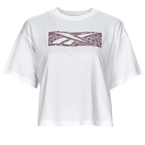 Reebok Classic  Graphic Tee -Modern Safari  women's T shirt in White