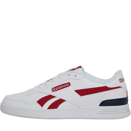 Reebok Classics Reebok Court Advance Clip Trainers White/Flash Red/Vector Navy