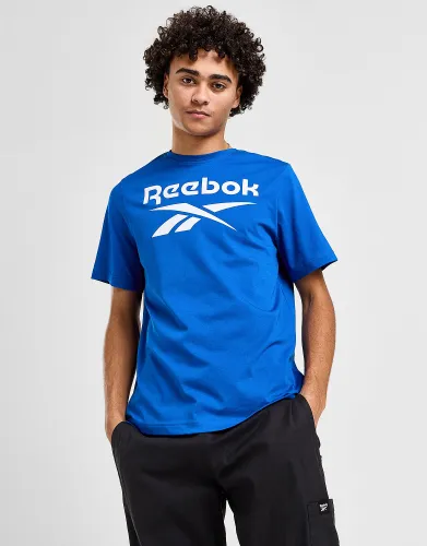 Reebok Large Logo T-Shirt - Blue - Mens