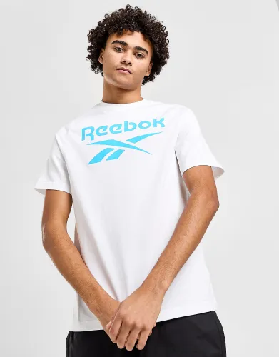 Reebok Large Logo T-Shirt - White - Mens
