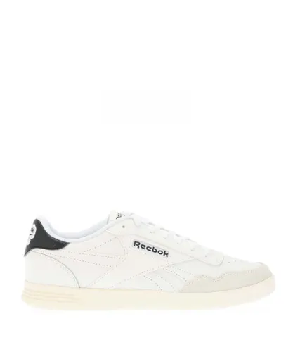 Reebok Mens Classic Court Advantage Trainers in White Leather (archived)