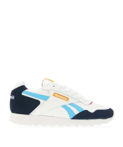 Reebok Mens Classic Glide Trainers in White Leather (archived)