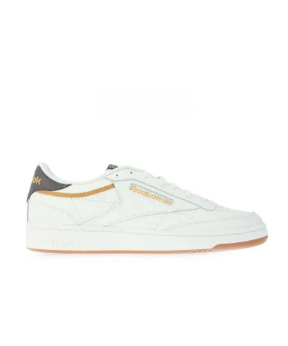 Reebok Mens Classics Club C 85 Trainers in Chalk - Off-White Leather (archived)