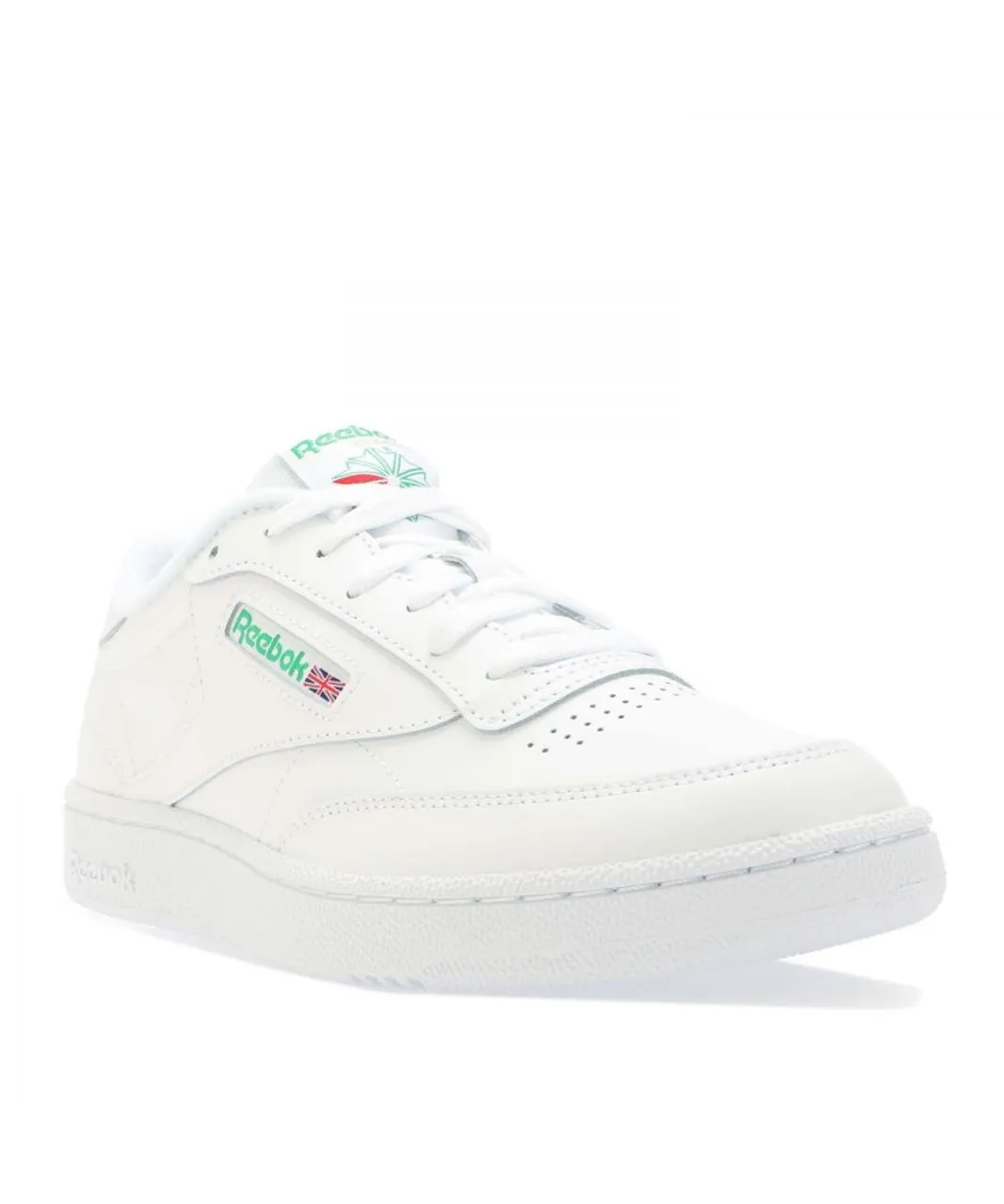 Reebok Mens Classics Club C 85 Trainers in White Leather (archived)