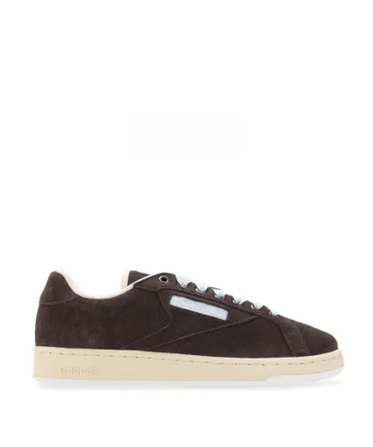 Reebok Mens Classics Unisex Club C Ground Trainers in Brown Suede