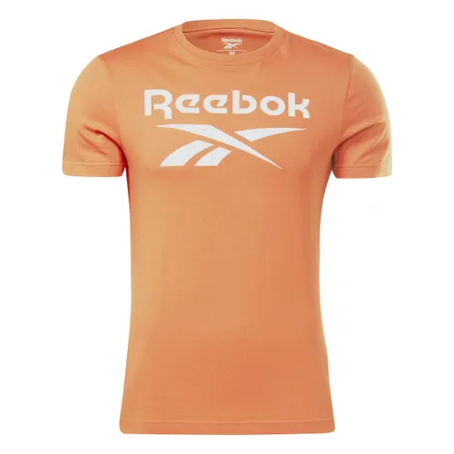 Reebok Men's Identity Big Logo T-Shirt Burnt Orange L