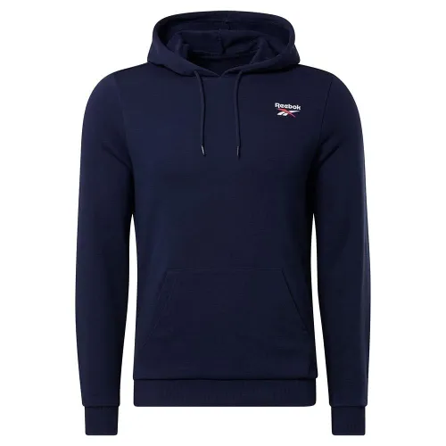 Reebok Men's Identity French Terry Logo Pullover Hoodie