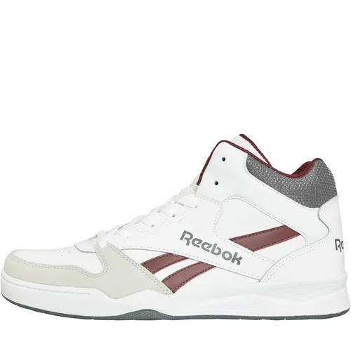 Reebok Mens Reebok Royal BB4500 Trainers Footwear White/Classic Maroon/Pure Grey