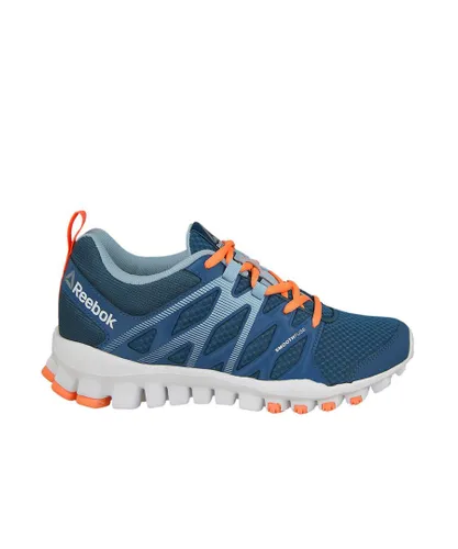Reebok RealFlex Train 4.0 Lace-Up Blue Synthetic Womens Trainers BD5061
