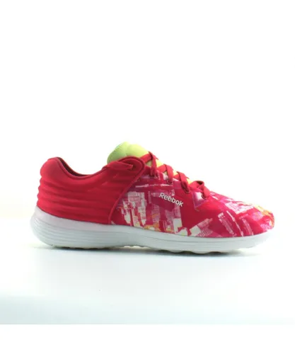 Reebok Skyscape Fuse Pink Textile Womens Lace Up Trainers M47905