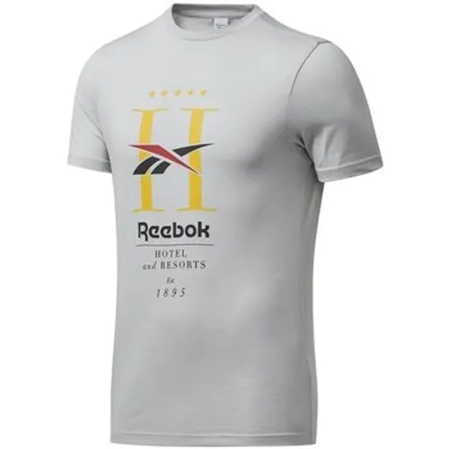 Reebok Sport  Classic GP Hotel Tee  men's T shirt in Grey