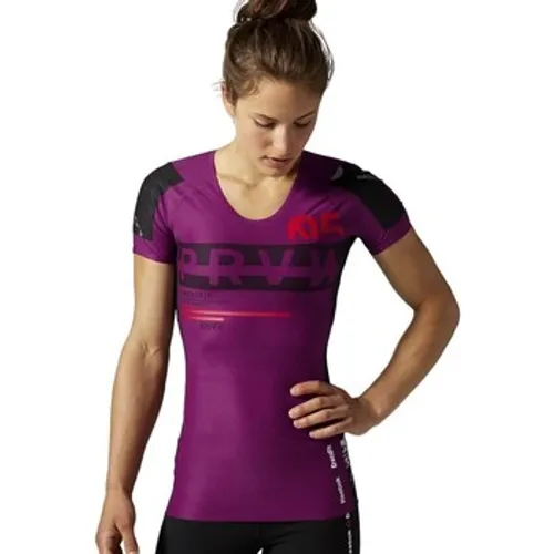Reebok Sport  Rcf Compression SS Top  women's T shirt in multicolour