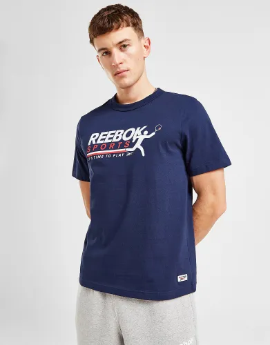 Reebok Tennic Graphic T-Shirt - Blue - Mens