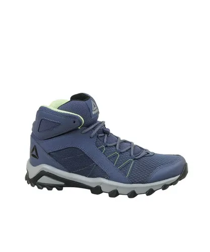 Reebok Trailgrip Mid 6.0 Lace-Up Blue Synthetic Womens Boots BS8149