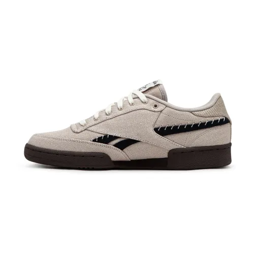 Reebok , Vintage Hemp Club C Revenge Tennis Shoes ,Brown male, Sizes: