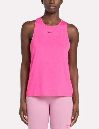Reebok Womens Chill Athletic Crew Neck Racer Back Vest Top - XL - Hot Pink, Hot Pink