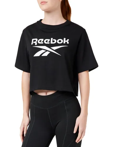Reebok Women's Identity Big Logo Crop T Shirt