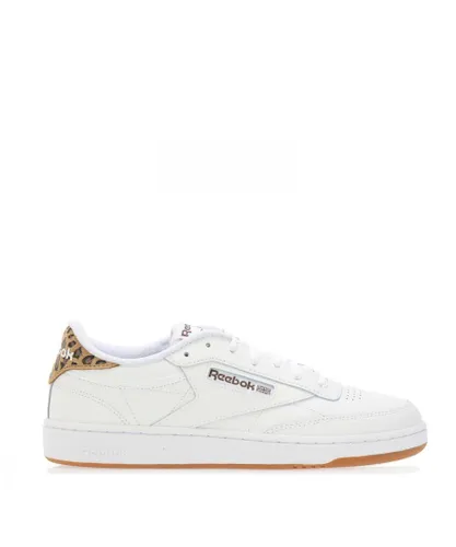 Reebok Womenss Classics Club C 85 Trainers in White Leather (archived)