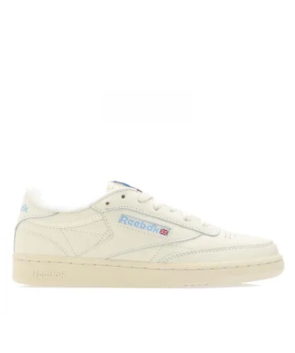Reebok Womenss Classics Club C 85 Vintage Trainers in White Leather (archived)