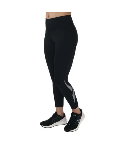 Reebok Womenss Workout Ready Vector Leggings in Black