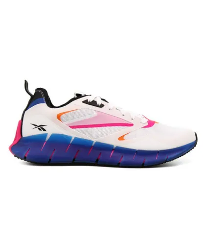 Reebok Zig Kinetica Horizon Lace-Up White Synthetic Mens Trainers FW5300 - Multicolour