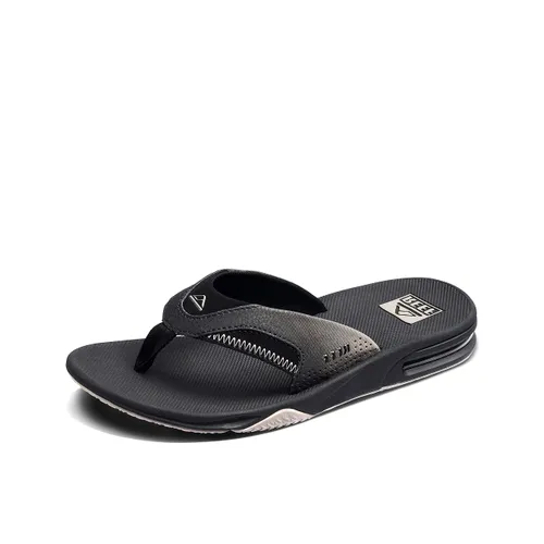 Reef Men's Fanning Sandals/Flip Flops Black/Taupe Fade