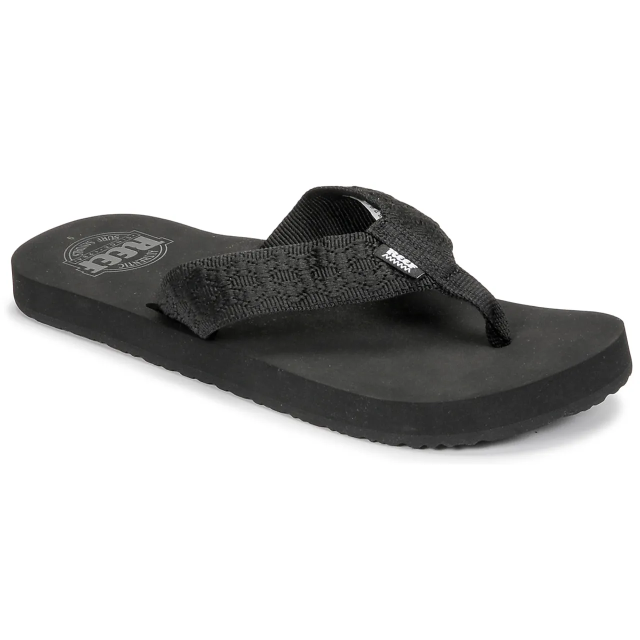 Reef  SMOOTHY  men's Flip flops / Sandals (Shoes) in Black