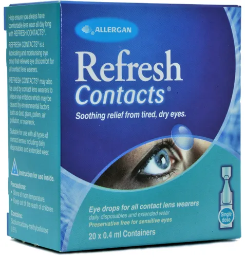 Refresh Contact Eye Drops 20 X 0.4ml