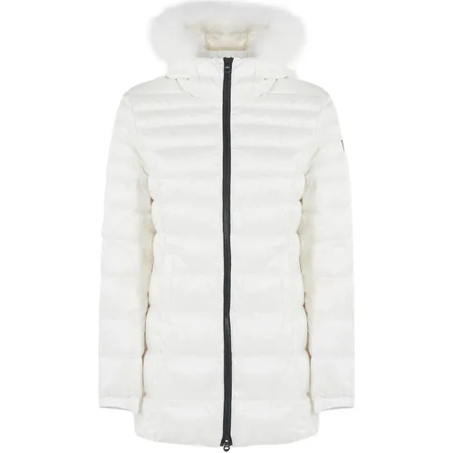 RefrigiWear , Long Mead Fur Jacket ,White female, Sizes: