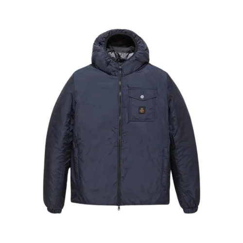 RefrigiWear , Winter Bomber Jacket for Men ,Blue male, Sizes: