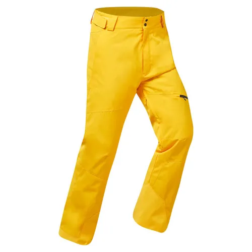 Refurbished Mens Warm Ski Trousers Regular 500 - Yellow - D Grade