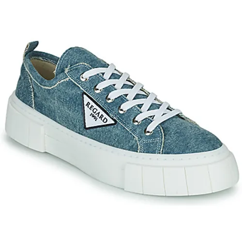 Regard  NICE V2 TOILE JEAN  women's Shoes (Trainers) in Blue
