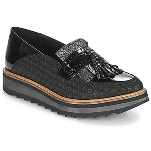 Regard  RINOVI V2 COMET NERO  women's Loafers / Casual Shoes in Black