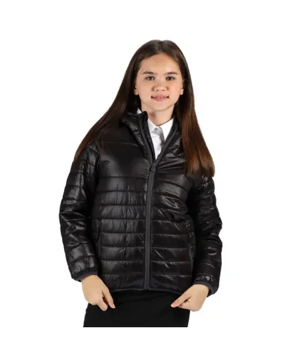 Regatta Boys Childrens/Kids Stormforce Thermal Insulated Jacket (Black)