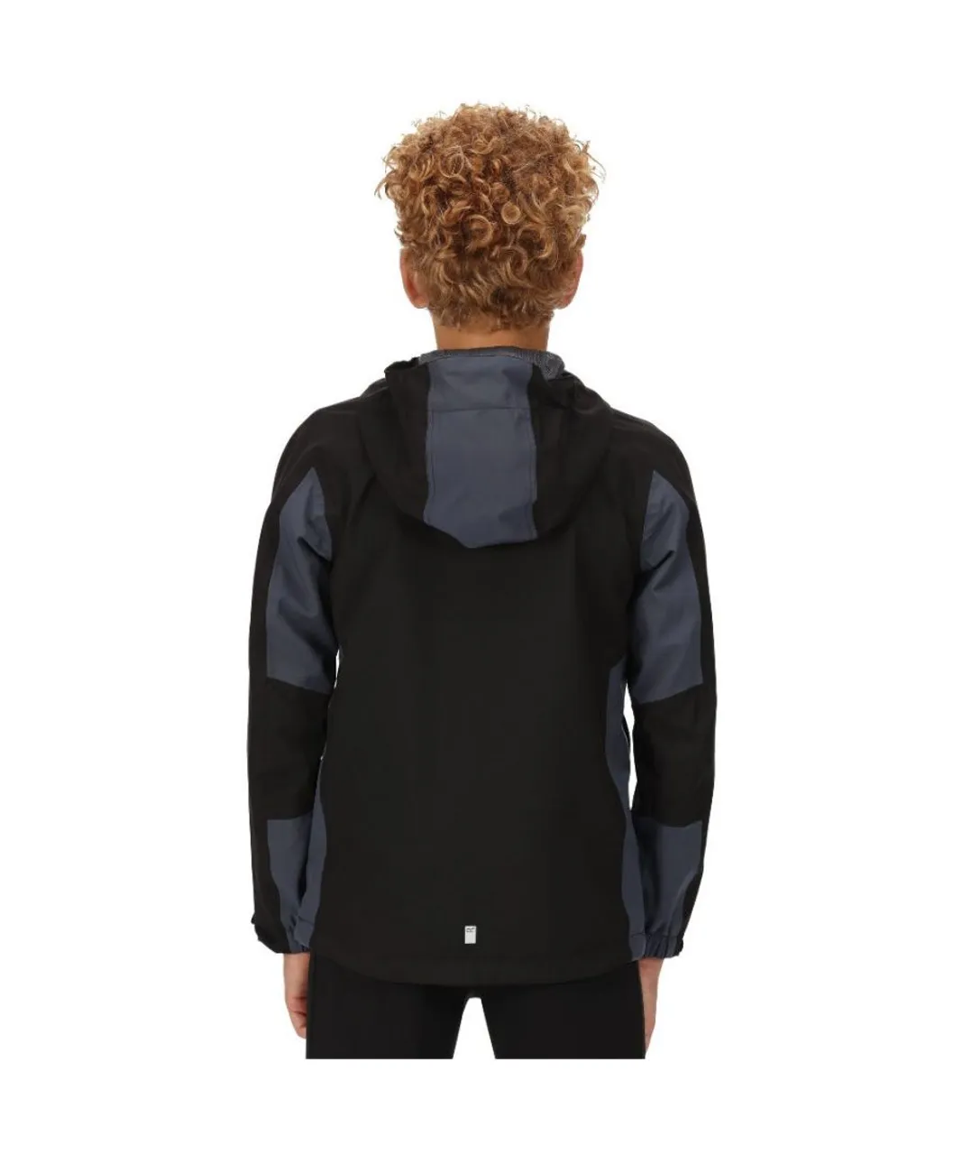 Regatta Boys Highton III Waterproof Breathable Jacket - Black