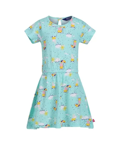 Regatta Childrens Unisex Baby Girls Peppa Pig Clouds Casual Dress (Aruba Blue) Cotton