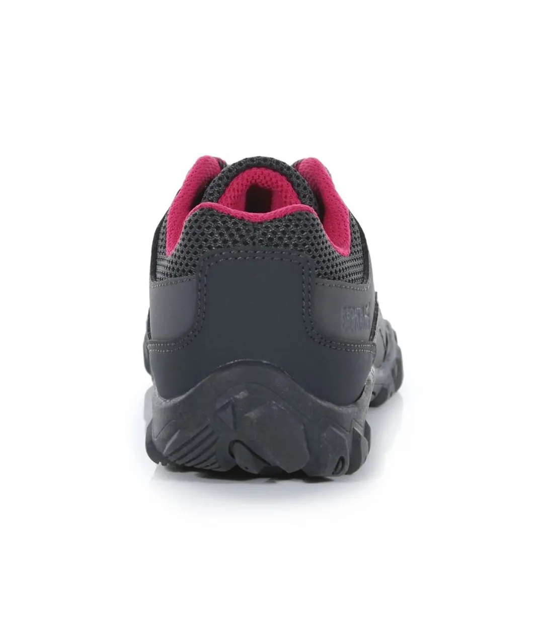 Regatta Childrens Unisex Childrens/Kids Edgepoint Waterproof Walking Shoes (Steel/Pink Fusion) - Grey