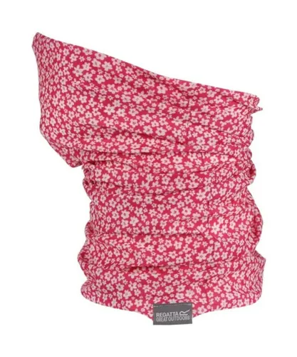 Regatta Childrens Unisex Childrens/Kids Floral Snood (Pink Fushion) - One