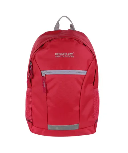 Regatta Childrens Unisex Jaxon III Backpack (10 Litres) (Duchess Pink/Dapple Grey) - Red - One Size