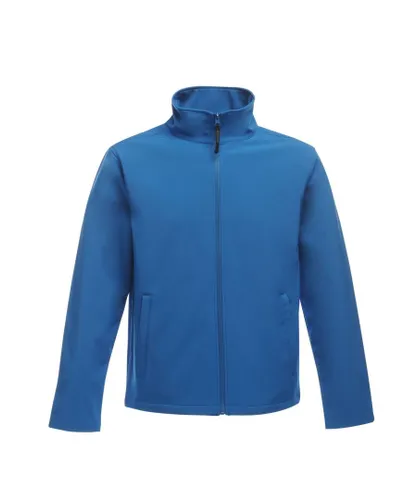 Regatta Classic Mens Water Repellent Softshell Jacket - Blue