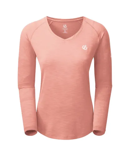 Regatta Dare 2B Womens/Ladies Discern Long Sleeve T-Shirt (Powder Pink)