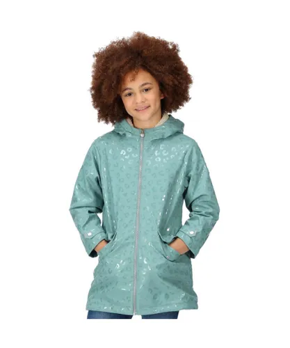 Regatta Girls Brynlee Long Insulated Water Repellent Coat - Blue
