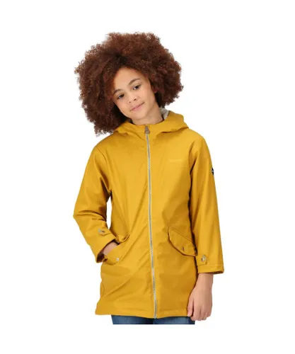 Regatta Girls Brynlee Long Insulated Water Repellent Coat - Yellow