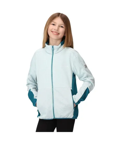 Regatta Girls Highton IV Full Zip Fleece Jacket - Blue