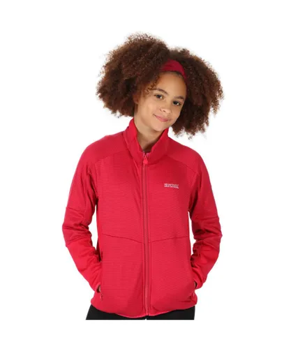 Regatta Girls Highton Winter III Full Zip Fleece Jacket - Pink