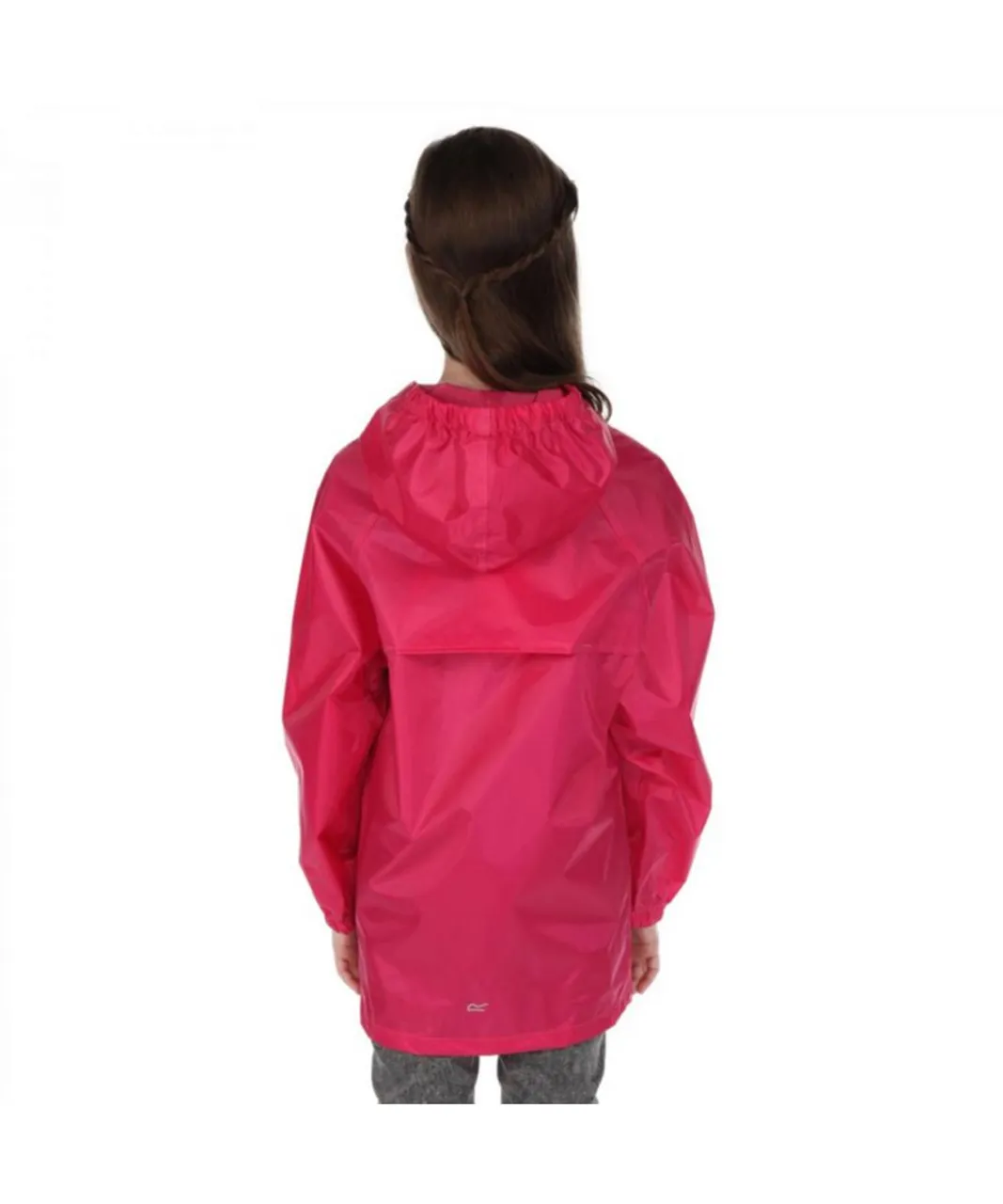 Regatta Girls Kids Stormbreak Waterproof Jacket - Pink